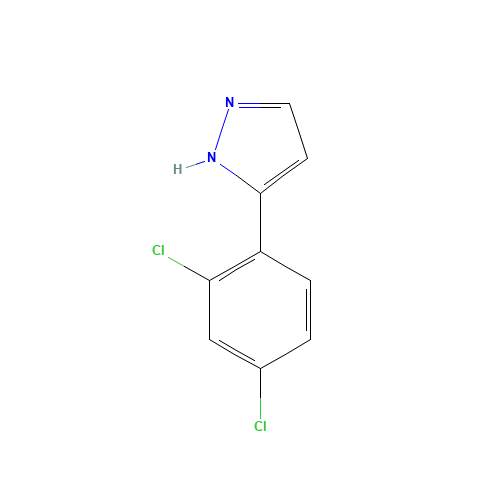 3-(2,4-DICHLOROPHENYL)PYRAZOLE (CAS: 154257-67-7) - Related Chemical Product