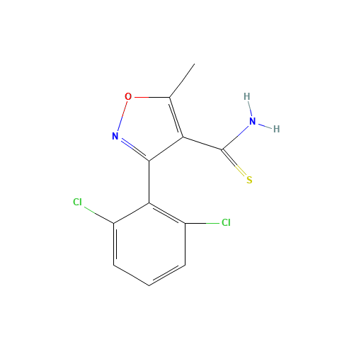 3-(2,6-DICHLOROPHENYL)-5-METHYLISOXAZOLE-4-CARBOTHIOAMIDE (CAS: 175204-43-0) - Related Chemical Product