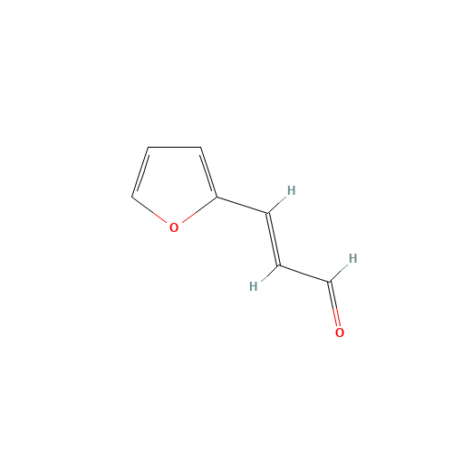 2-Furanacrolein (CAS: 623-30-3) - Chemical Structure and Molecular Formula 