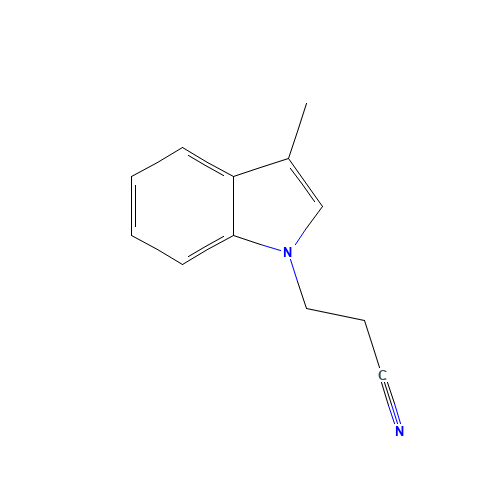 3-(3-METHYL-1H-INDOL-1-YL)PROPANENITRILE (CAS: 4414-81-7) - Related Chemical Product