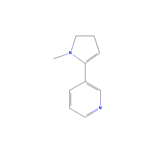 3-(4,5-DIHYDRO-1-METHYL-1H-PYRROL-2-YL)PYRIDINE (CAS: 525-74-6) - Related Chemical Product