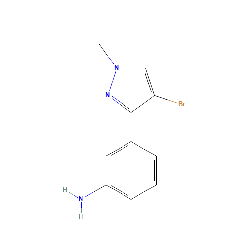 3-(4-BROMO-1-METHYL-1H-PYRAZOL-3-YL)ANILINE (CAS: 175201-77-1) - Related Chemical Product
