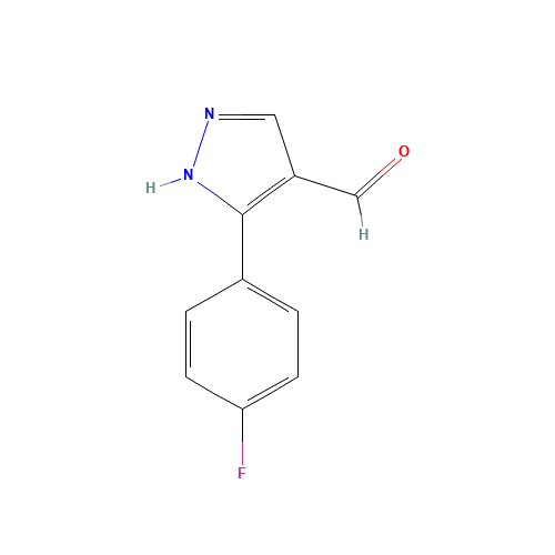 3-(4-FLUOROPHENYL)-1H-PYRAZOLE-4-CARBALDEHYDE (CAS: 306936-57-2) - Related Chemical Product