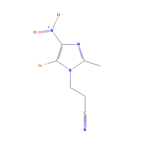 3-(5-BROMO-2-METHYL-4-NITRO-1H-IMIDAZOL-1-YL)PROPANENITRILE (CAS: 139975-78-3) - Related Chemical Product