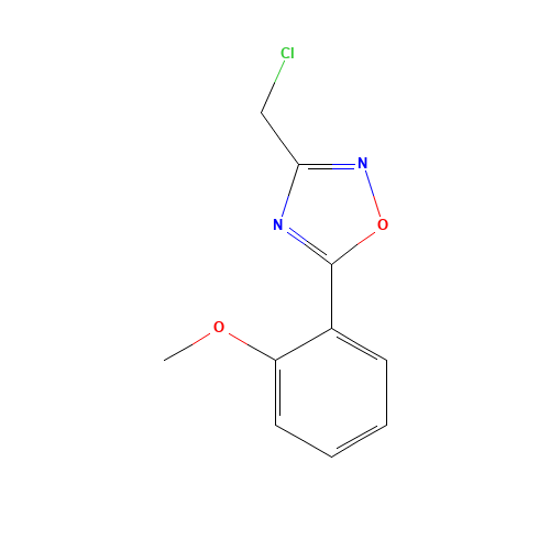 3-(CHLOROMETHYL)-5-(2-METHOXYPHENYL)-1,2,4-OXADIAZOLE (CAS: 175205-61-5) - Related Chemical Product