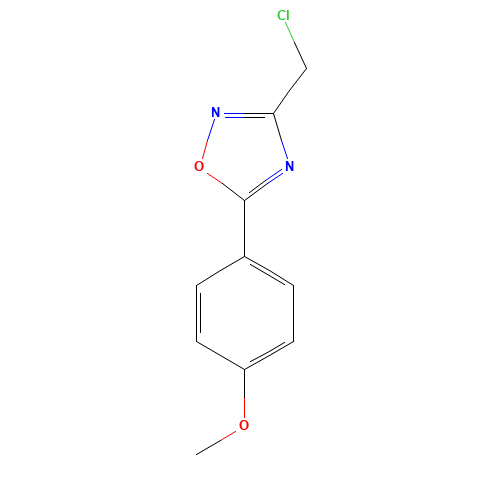 3-(CHLOROMETHYL)-5-(4-METHOXYPHENYL)-1,2,4-OXADIAZOLE (CAS: 73217-31-9) - Related Chemical Product