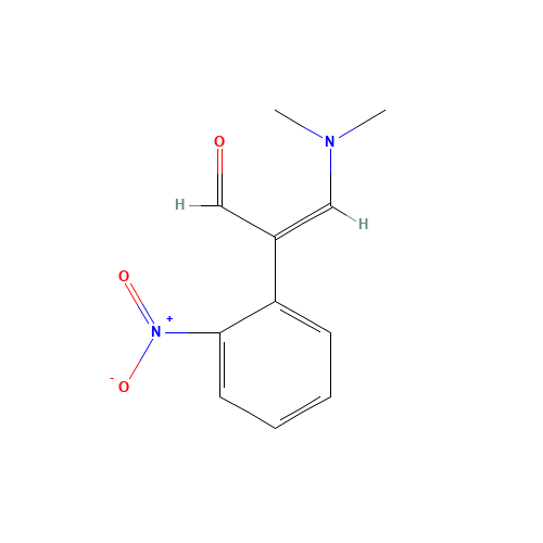 3-(DIMETHYLAMINO)-2-(2-NITROPHENYL)ACRYLALDEHYDE (CAS: 53868-36-3) - Related Chemical Product