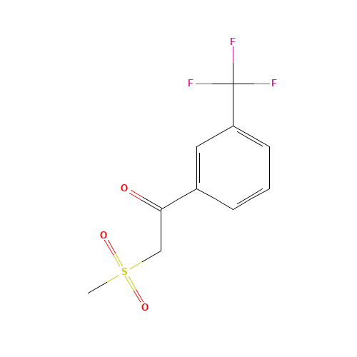 2-(METHYLSULFONYL)-1-[3-(TRIFLUOROMETHYL)PHENYL]ETHANONE (CAS: 128306-96-7) - Related Chemical Product