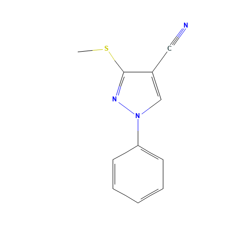 3-(METHYLTHIO)-1-PHENYL-1H-PYRAZOLE-4-CARBONITRILE (CAS: 175203-46-0) - Related Chemical Product