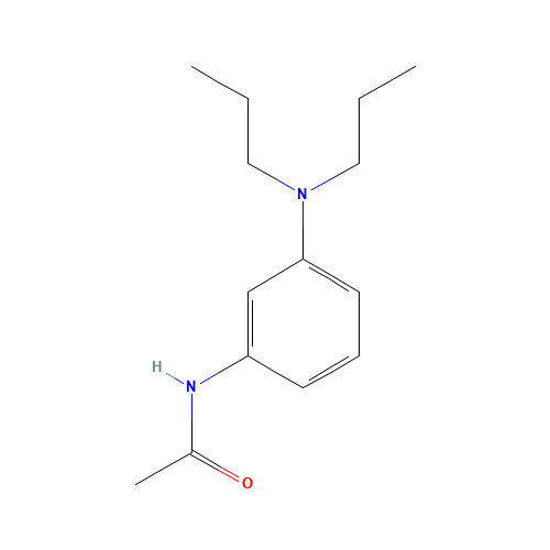 3-(N,N-Dipropyl)aminoacetanilide (CAS: 51732-34-4) - Chemical Structure and Molecular Formula 