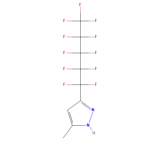 3-(UNDECAFLUORO-1-PENTYL)-5-(METHYL)PYRAZOLE (CAS: 82633-43-0) - Related Chemical Product