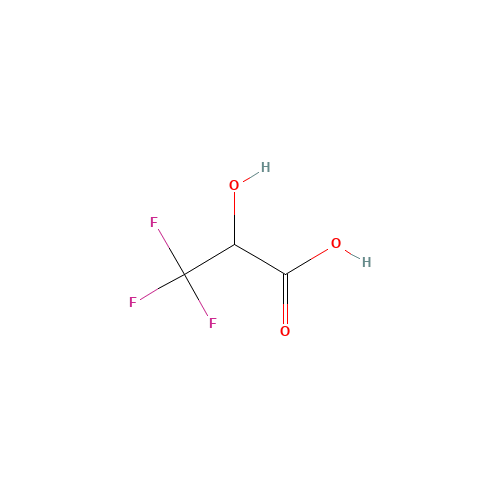 3,3,3-TRIFLUOROLACTIC ACID (CAS: 684-07-1) - Chemical Structure and Molecular Formula 
