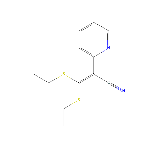 3,3-DI(ETHYLTHIO)-2-(2-PYRIDYL)ACRYLONITRILE (CAS: 175204-16-7) - Related Chemical Product