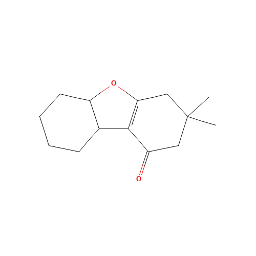 3,3-DIMETHYL-1,2,3,4,5A,6,7,8,9,9A-DECAHYDRODIBENZO[B,D]FURAN-1-ONE (CAS: 92517-43-6) - Related Chemical Product