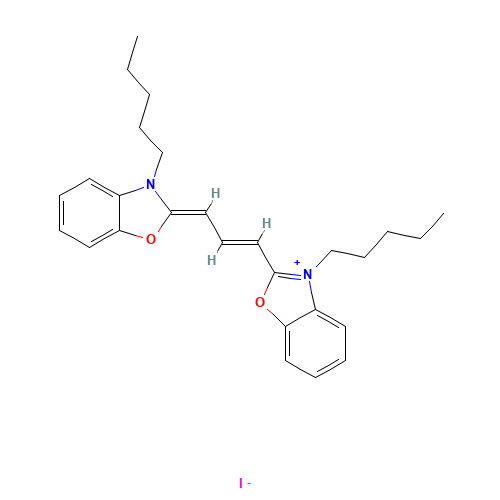 3,3'-DIPENTYLOXACARBOCYANINE IODIDE (CAS: 53213-81-3) - Related Chemical Product