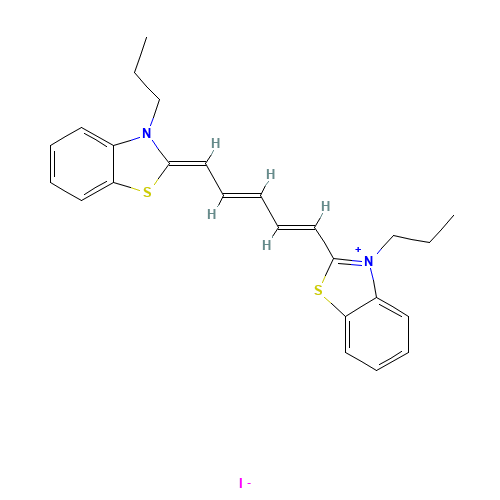 3,3'-DIPROPYLTHIADICARBOCYANINE IODIDE (CAS: 53213-94-8) - Related Chemical Product