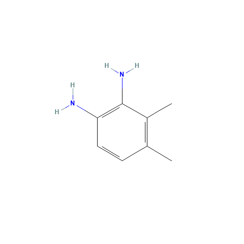 3,4-DIMETHYL-O-PHENYLENEDIAMINE (CAS: 41927-01-9) - Chemical Structure and Molecular Formula 
