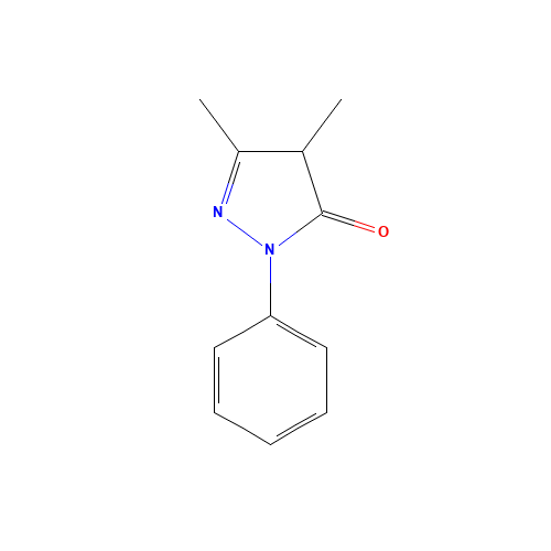 2,4-dihydro-4,5-dimethyl-2-phenyl-3H-pyrazol-3-one (CAS: 17900-68-4) - Related Chemical Product