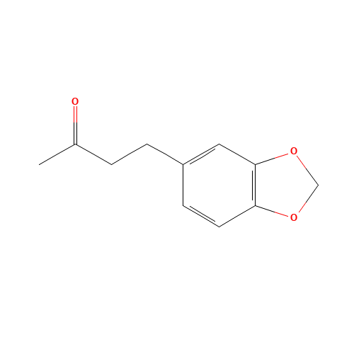 Piperonyl acetone (CAS: 55418-52-5) - Chemical Structure and Molecular Formula 