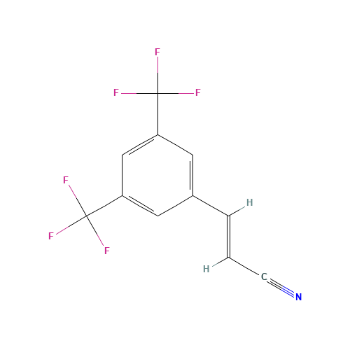 3,5-BIS(TRIFLUOROMETHYL)CINNAMONITRILE (CAS: 175136-63-7) - Related Chemical Product
