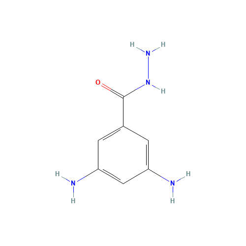 3,5-DIAMINOBENZHYDRAZIDE (CAS: 98335-17-2) - Chemical Structure and Molecular Formula 