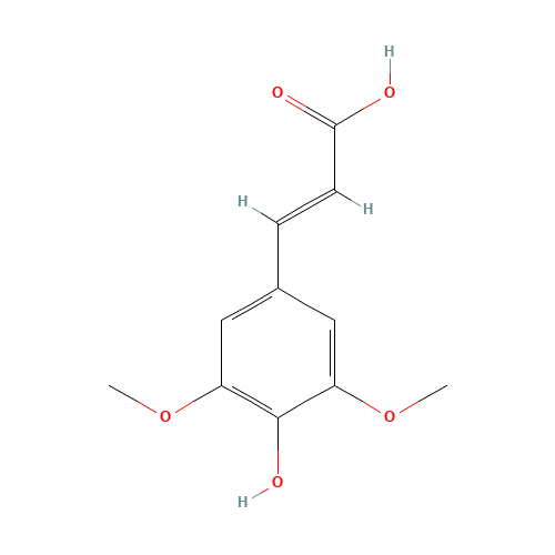 4-Hydroxy-3,5-dimethoxycinnamic acid (CAS: 530-59-6) - Related Chemical Product