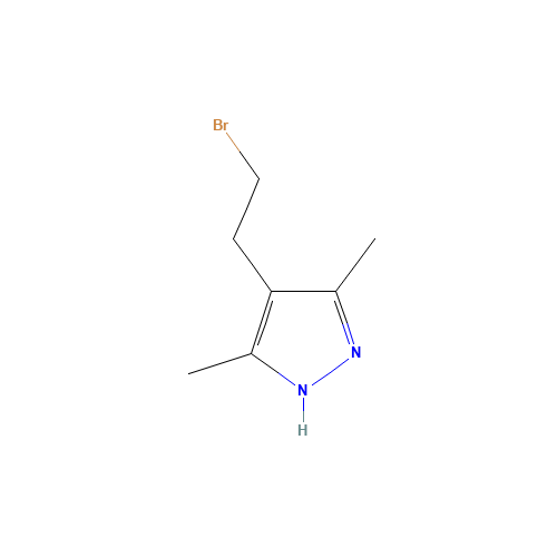 4-(2-BROMO-ETHYL)-3,5-DIMETHYL-1H-PYRAZOLE (CAS: 83467-28-1) - Related Chemical Product