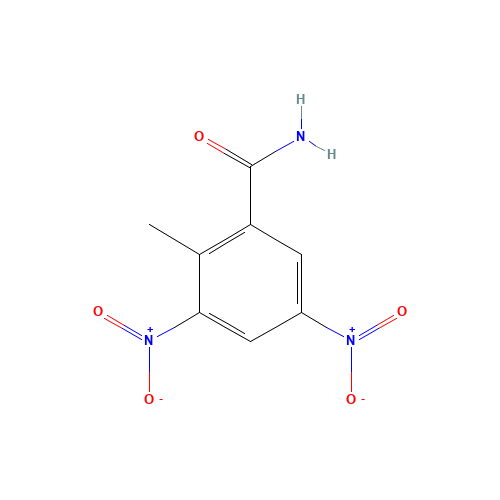 Dinitolmide (CAS: 148-01-6) - Chemical Structure and Molecular Formula 