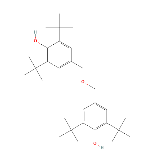 3,5-DI-TERT-BUTYL-4-HYDROXYBENZYL ETHER (CAS: 6922-60-7) - Chemical Structure and Molecular Formula 