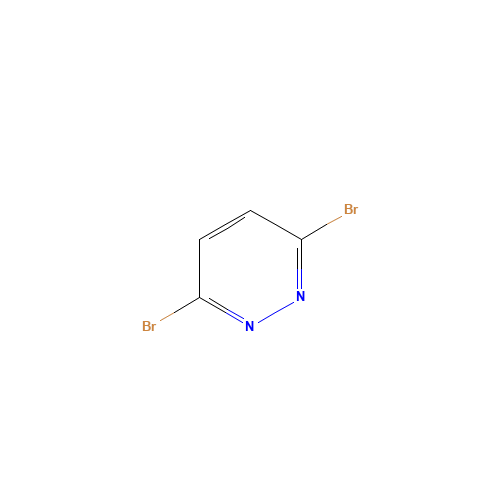 3,6-Dibromopyridazide (CAS: 17973-86-3) - Chemical Structure and Molecular Formula 