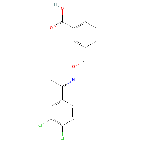 3-[(([1-(3,4-DICHLOROPHENYL)ETHYLIDENE]AMINO)OXY)METHYL]BENZOIC ACID (CAS: 175203-32-4) - Related Chemical Product