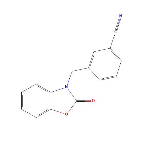3-[(2-OXO-2,3-DIHYDRO-1,3-BENZOXAZOL-3-YL)METHYL]BENZONITRILE (CAS: 175277-77-7) - Related Chemical Product