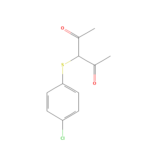 3-[(4-CHLOROPHENYL)THIO]PENTANE-2,4-DIONE (CAS: 132787-93-0) - Related Chemical Product