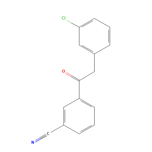 3-[2-(3-CHLOROPHENYL)ACETYL]BENZONITRILE (CAS: 465514-69-6) - Related Chemical Product