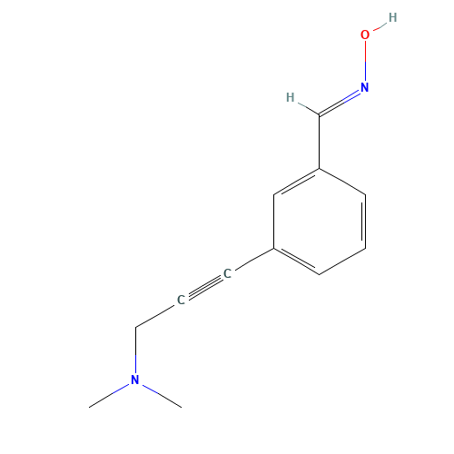 3-[3-(DIMETHYLAMINO)PROP-1-YNYL]BENZALDEHYDE OXIME (CAS: 175203-68-6) - Related Chemical Product