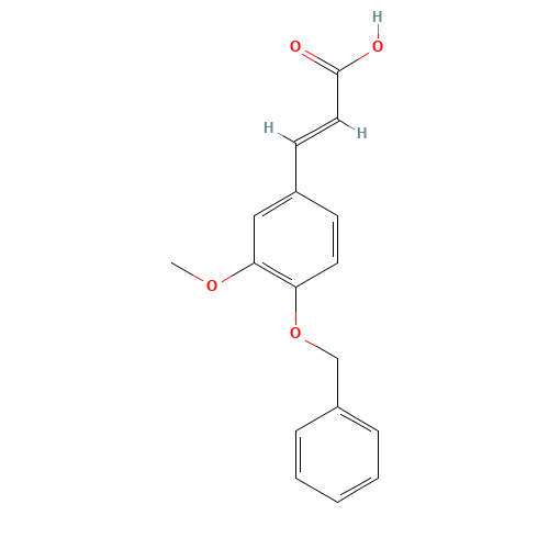 4-BENZYLOXY-3-METHOXYCINNAMIC ACID (CAS: 7152-95-6) - Related Chemical Product
