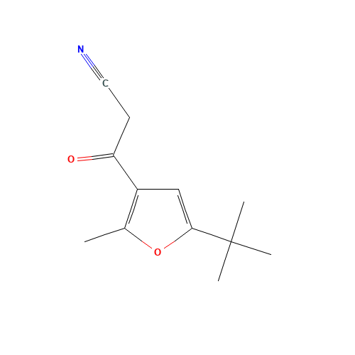 3-[5-(TERT-BUTYL)-2-METHYL-3-FURYL]-3-OXOPROPANENITRILE (CAS: 175276-65-0) - Related Chemical Product