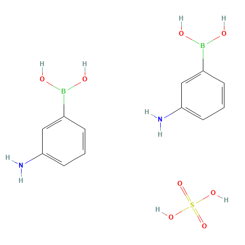 3-Aminobenzeneboronic acid hemisulfate salt (CAS: 66472-86-4) - Related Chemical Product