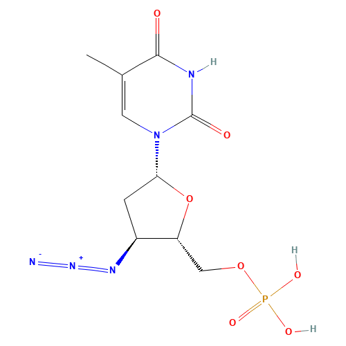 3'-AZIDO-2',3'-DIDEOXY-THYMIDINE-5'-MONOPHOSPHATE,SODIUM SALT (CAS: 29706-85-2) - Related Chemical Product