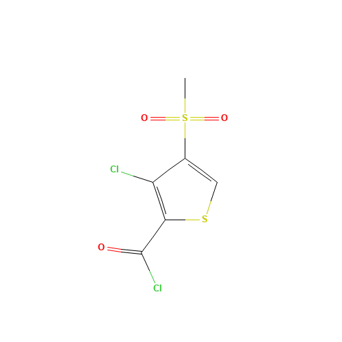3-CHLORO-4-(METHYLSULFONYL)THIOPHENE-2-CARBONYL CHLORIDE (CAS: 175201-87-3) - Related Chemical Product