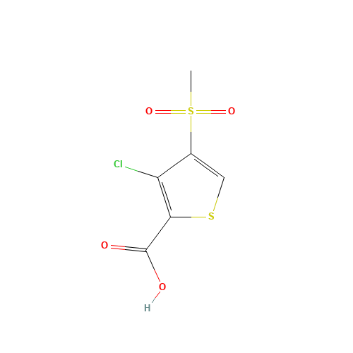 3-CHLORO-4-(METHYLSULFONYL)THIOPHENE-2-CARBOXYLIC ACID (CAS: 175201-86-2) - Related Chemical Product