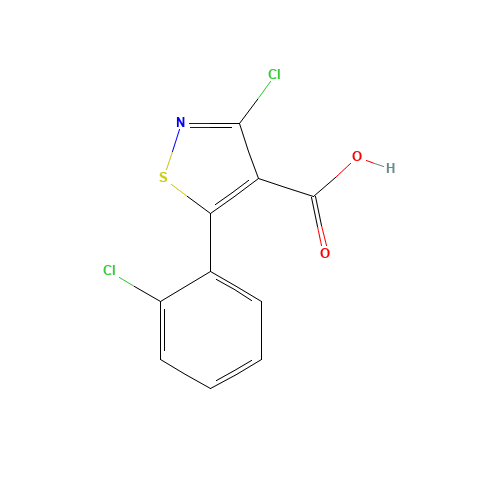 3-CHLORO-5-(2-CHLOROPHENYL)ISOTHIAZOLE-4-CARBOXYLIC ACID (CAS: 306935-52-4) - Related Chemical Product