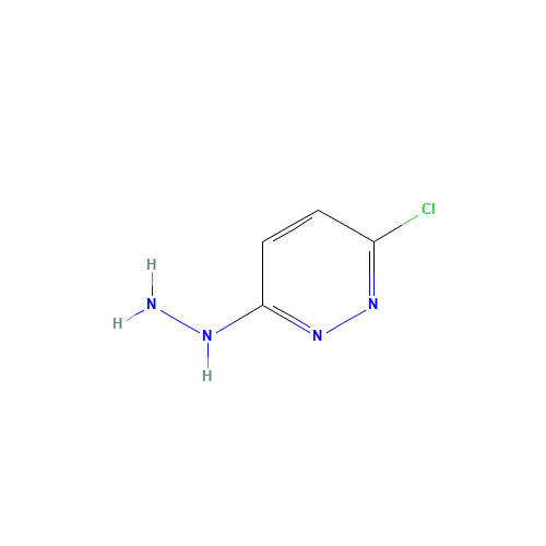 3-Chloro-6-hydrazinopyridazine (CAS: 17284-97-8) - Chemical Structure and Molecular Formula 