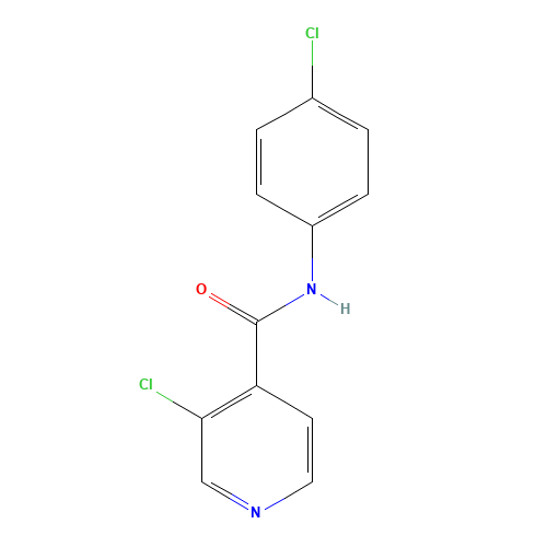 3-Chloro-N-(4-chlorophenyl)-4-pyridinecarboxamide (CAS: 280556-78-7) - Related Chemical Product