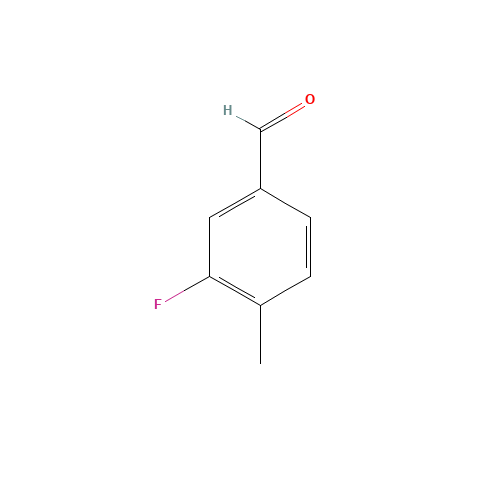 3-FLUORO-4-METHYLBENZALDEHYDE (CAS: 177756-62-6) - Chemical Structure and Molecular Formula 