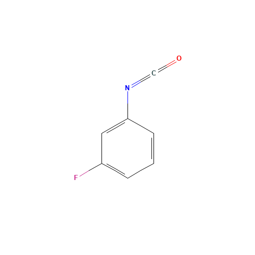 3-FLUOROPHENYL ISOCYANATE (CAS: 404-71-7) - Chemical Structure and Molecular Formula 