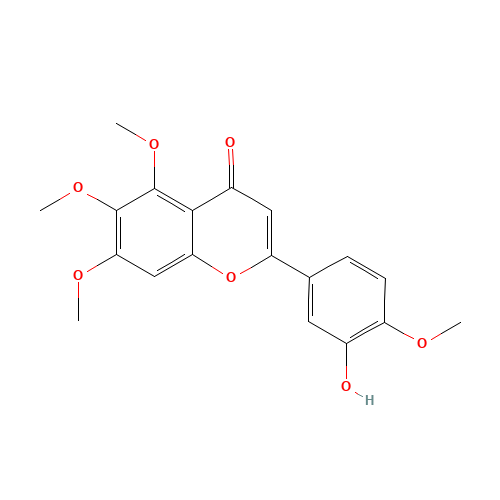 EUPATORIN-5-METHYL ETHER (CAS: 21764-09-0) - Chemical Structure and Molecular Formula 