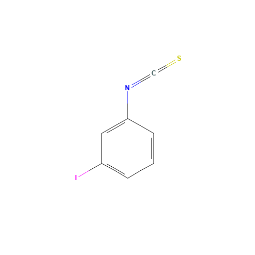 3-IODOPHENYL ISOTHIOCYANATE (CAS: 3125-73-3) - Chemical Structure and Molecular Formula 
