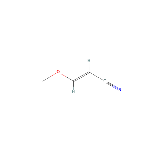 3-Methoxyacrylonitrile (CAS: 60838-50-8) - Chemical Structure and Molecular Formula 