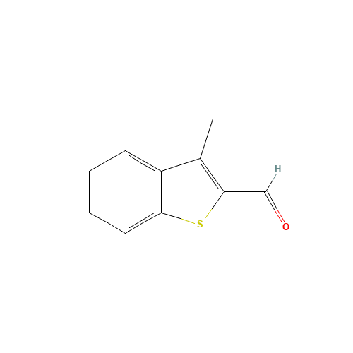3-METHYLBENZO[B]THIOPHENE-2-CARBOXALDEHYDE (CAS: 22053-74-3) - Chemical Structure and Molecular Formula 